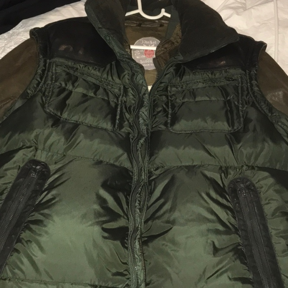 2jackets,one chocolate & with dark green Convert.